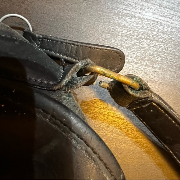 Vintage Black Coach Shoulder Bag - Picture 4 of 8